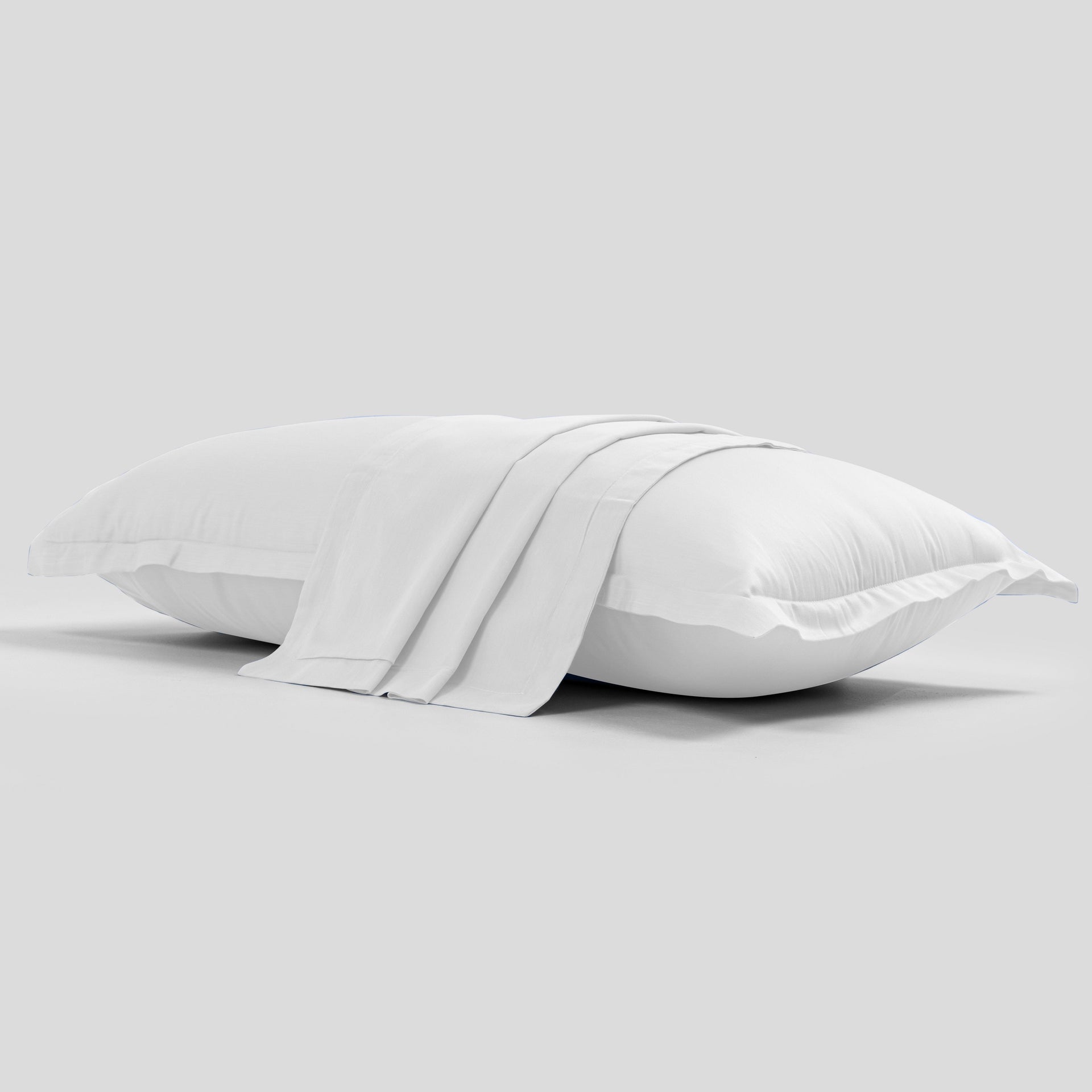Fort Nightingale - Solid Pillow Cover (White) (Bedsheet Excluded)