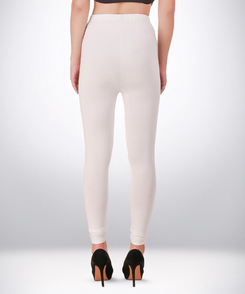 Naturefab Women's Organic Bamboo Legging White-3