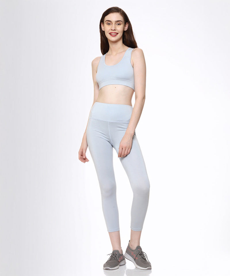 Naturefab Women's Bamboo Coórds Set Sky Blue-1
