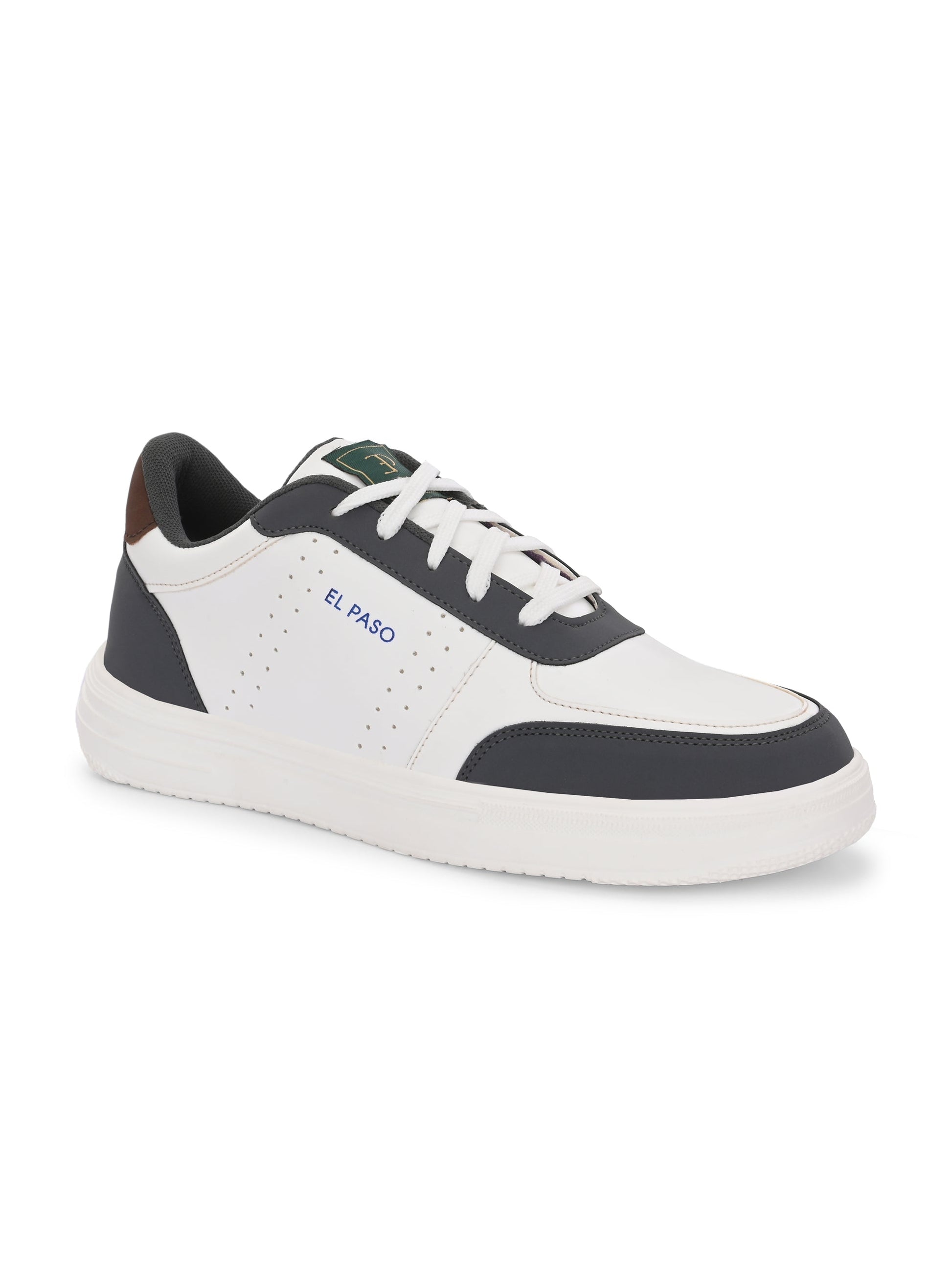 Men Colourblocked Round Toe Lightweight Sneakers-1
