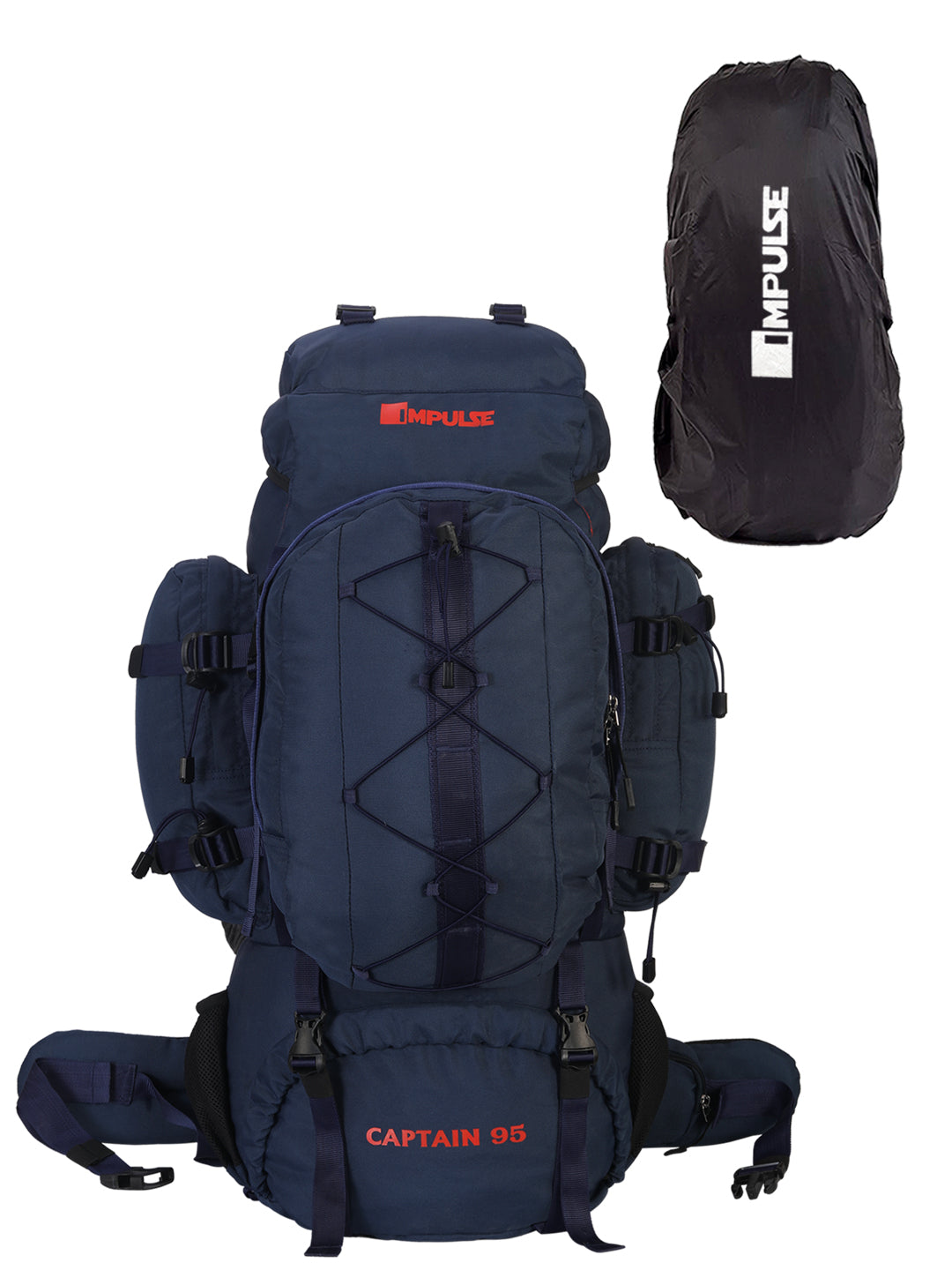 95 Litres Impulses Impulse Captain Blue Trekking bag-1