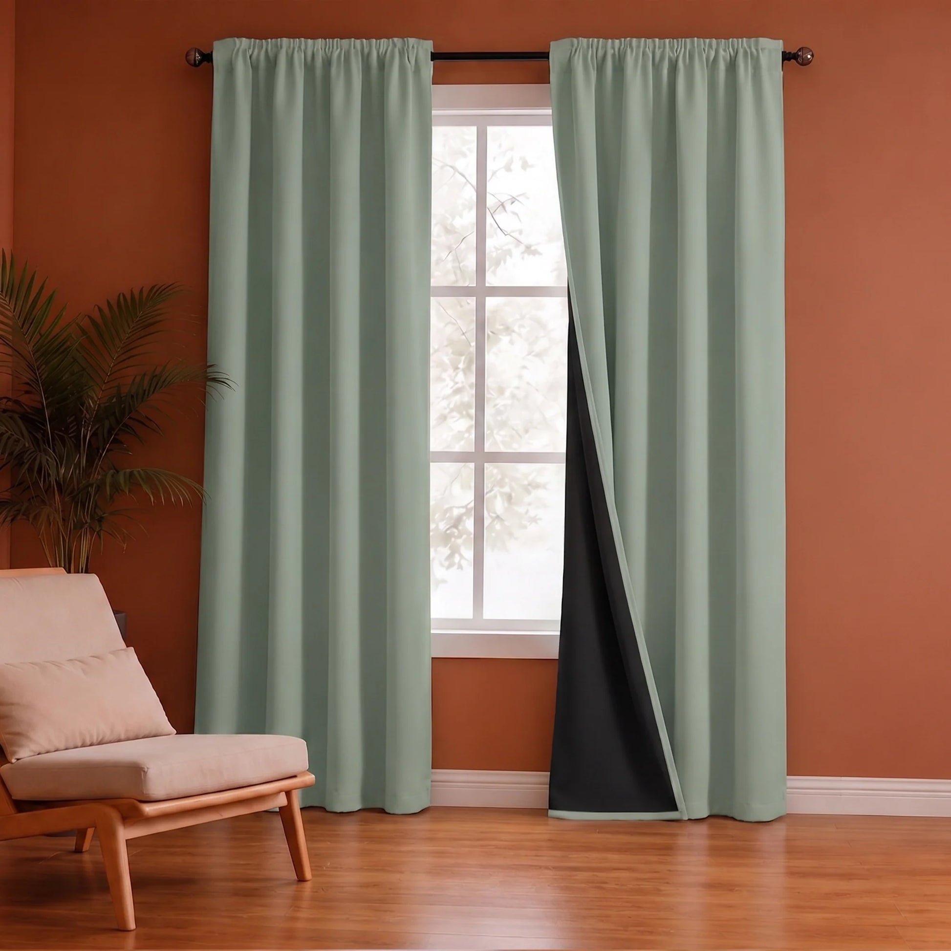 Fort Essential - Black Backing Blackout Curtain-1
