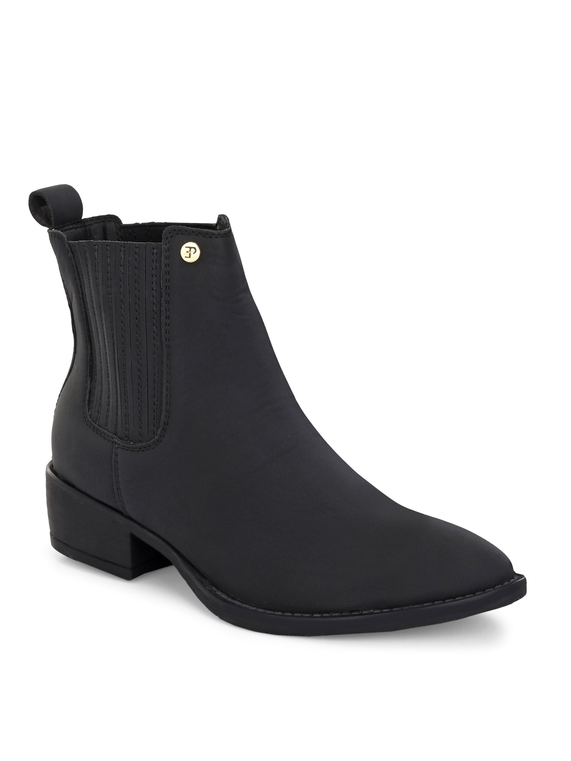 El Paso Women Faux Leather Casual Chelsea Boots-1