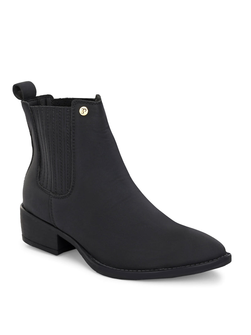 El Paso Women Faux Leather Casual Chelsea Boots-1
