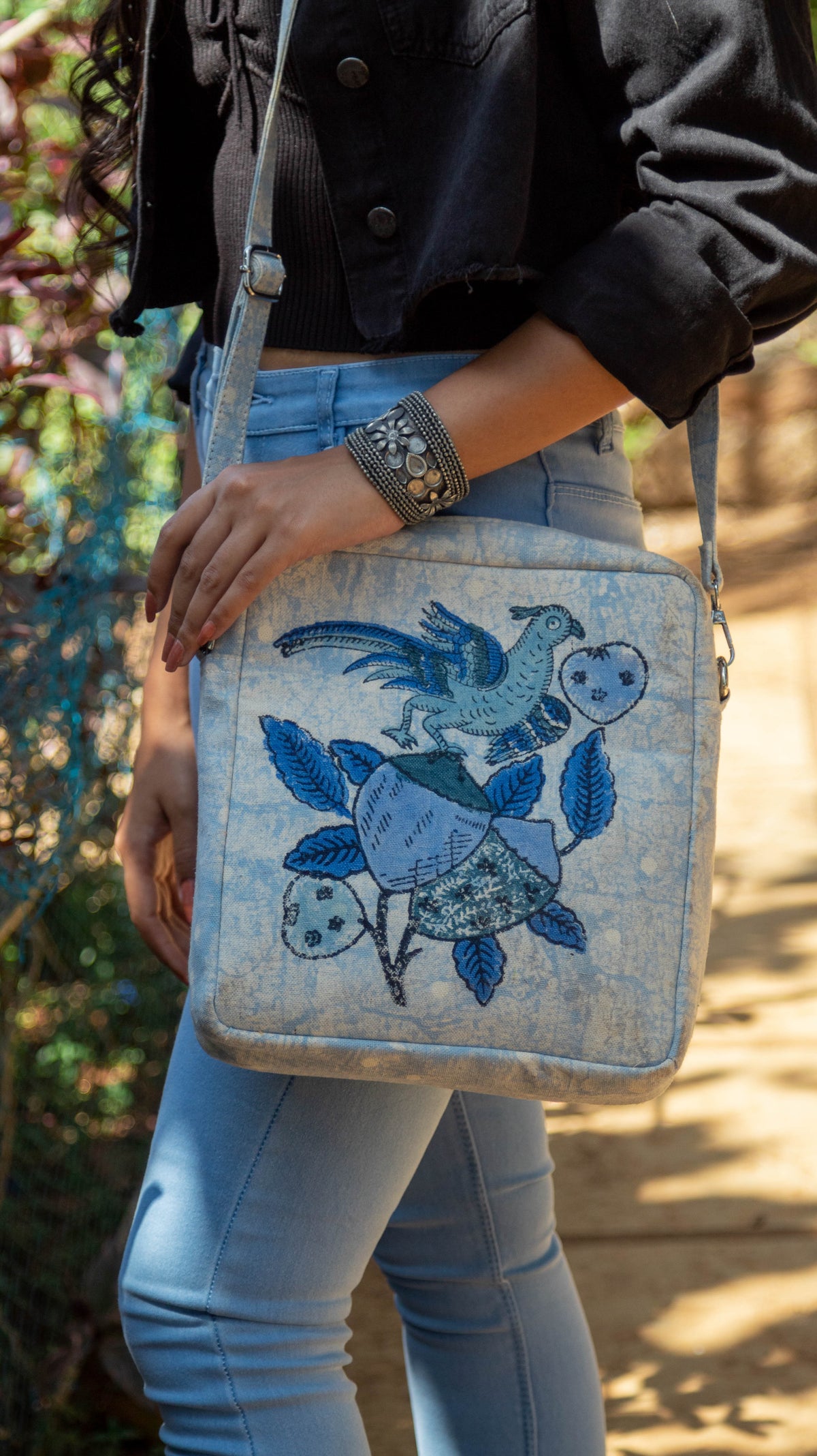 Sling Bag Tree of Life • Blue-1