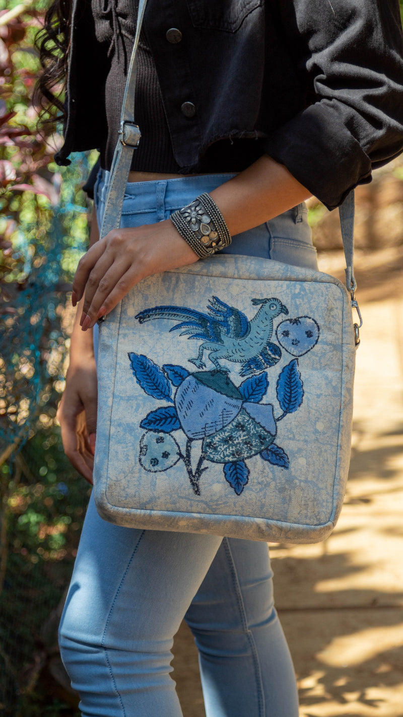Sling Bag Tree of Life • Blue-1