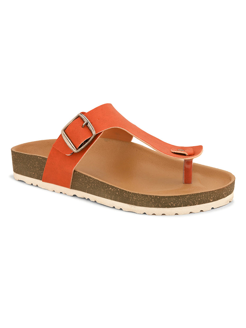 Women Synthetic Open Toe Flats-7