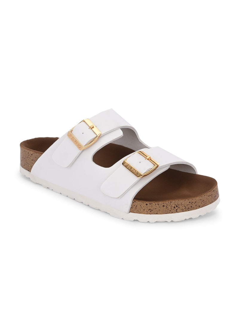 Luxurious Camel Leather Double-Strap Sandal For Women-27