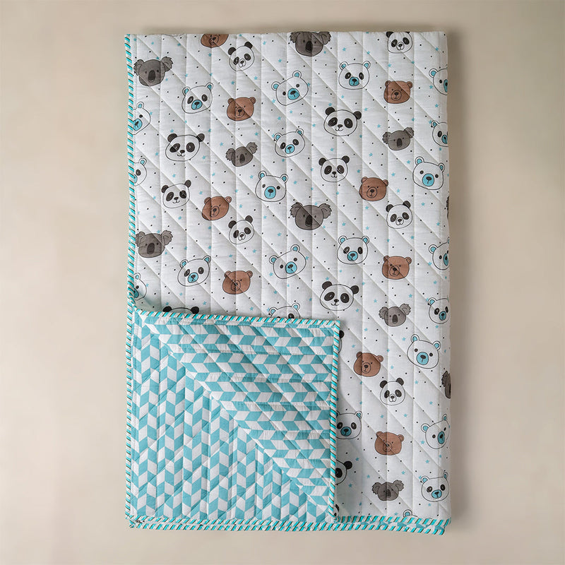 Baby Panda and Friends - Printed Baby Blanket-2