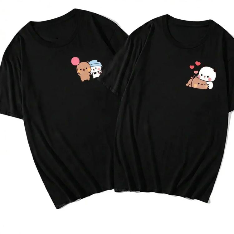 Dudu Bubu Couple Tees (Pack of 2) 💛-1
