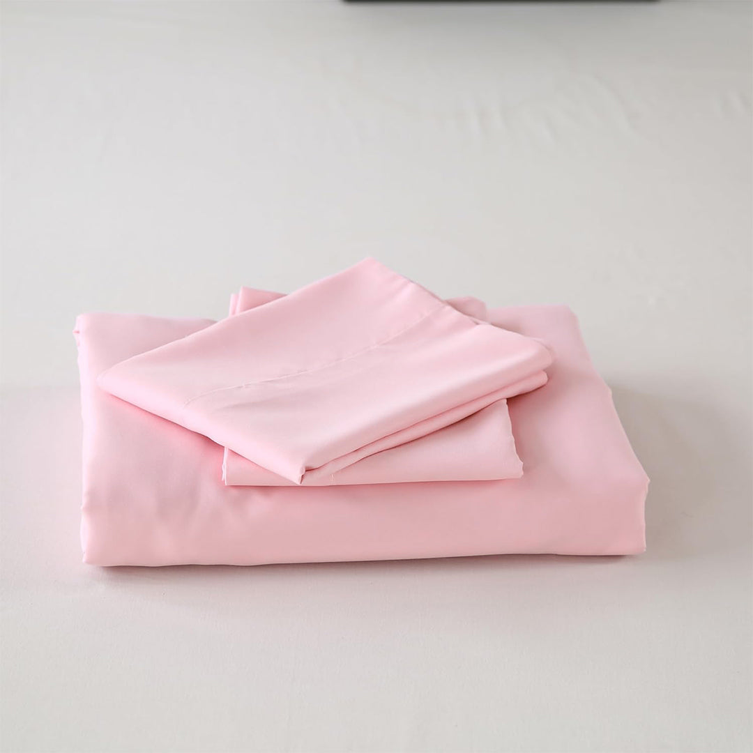 Fort Mellow - Solid Duvet Cover (Pink)-6