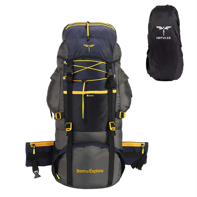 Rucksack trekking bag (Grey)-1