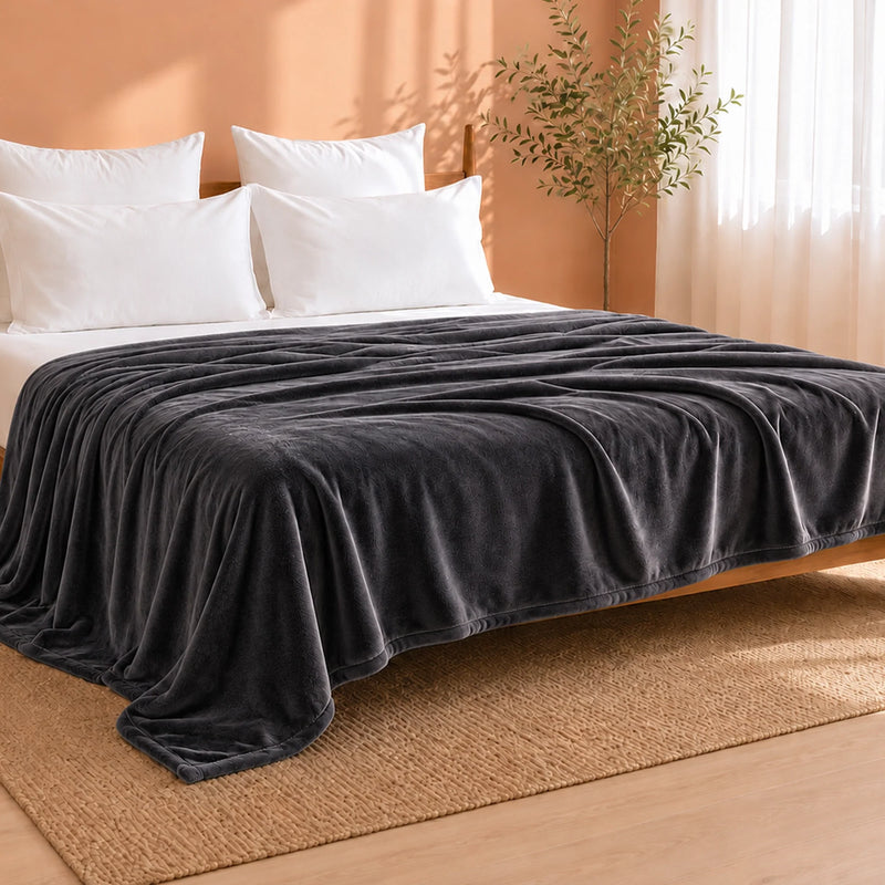 Fort Mellow - Plush Blanket (Storm Grey)-1