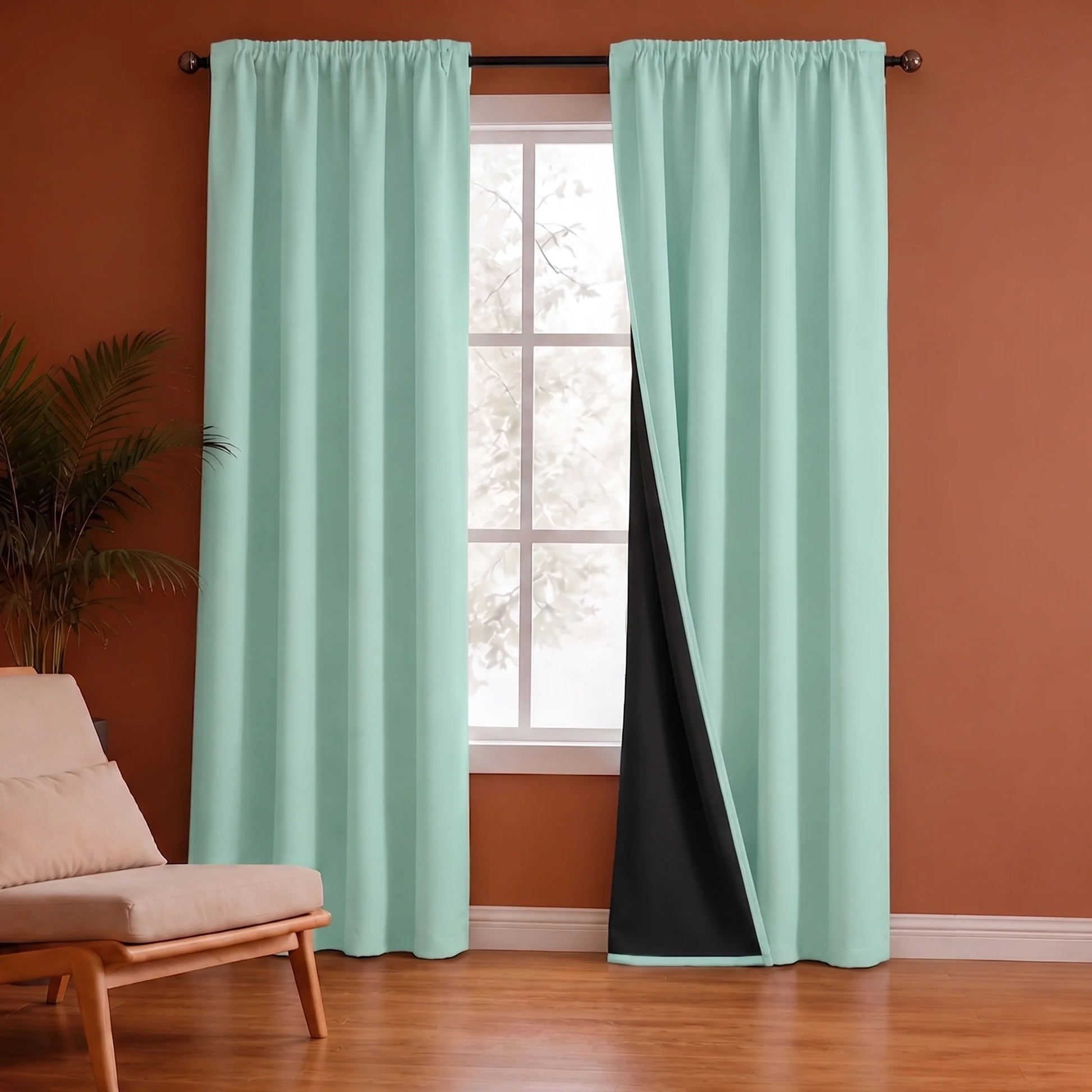 Fort Essential - Black Backing Blackout Curtain-1