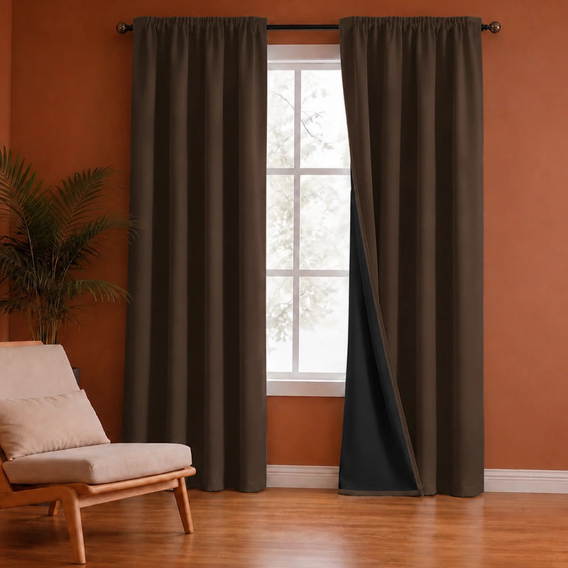 Fort Essential - Black Backing Blackout Curtain-1