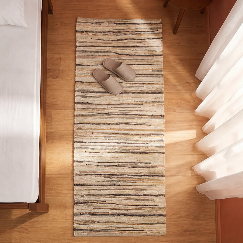 Earthology Harmony - Recycled Runner Rug (Beige)-1