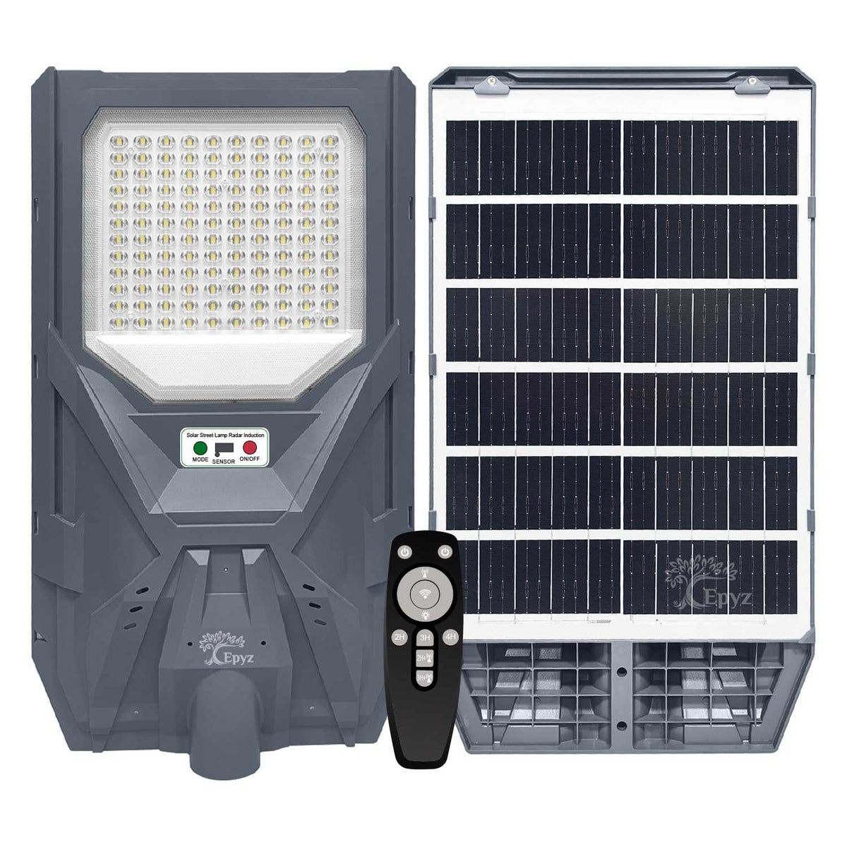 100W SOLAR STREET LIGHT WITH MOTION SENSOR