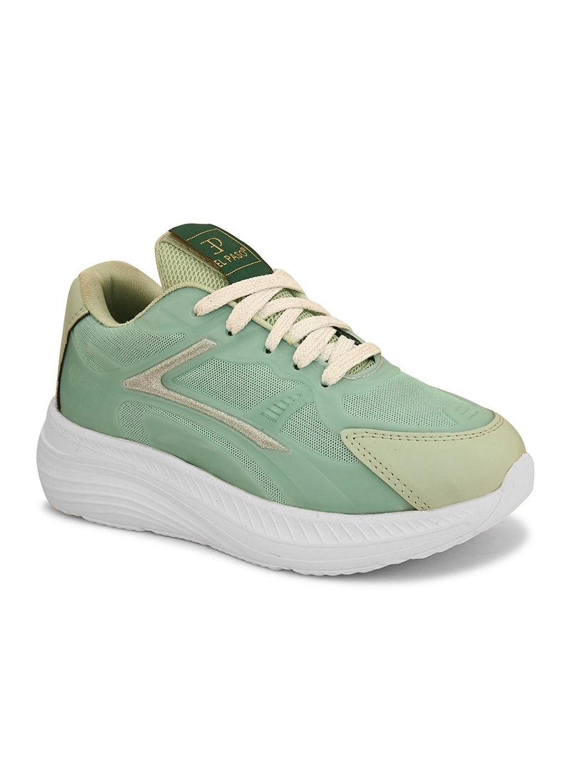 Women Solid Round Toe Lightweight Sneakers-13
