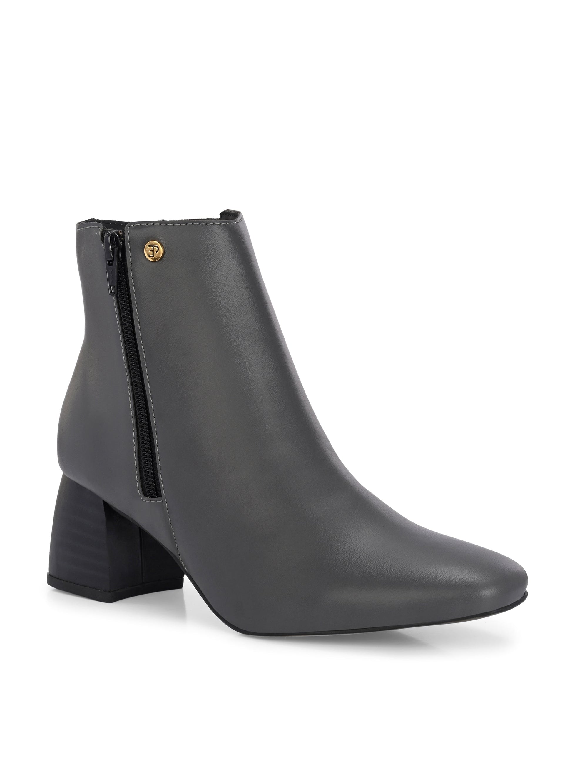 EL PASO Women Suede Faux Leather Casual Chelsea Boots-17