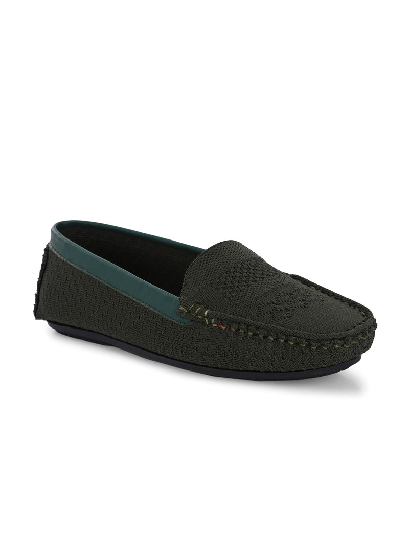 EL PASO Women Faux Leather Casual Slip On Loafers-17