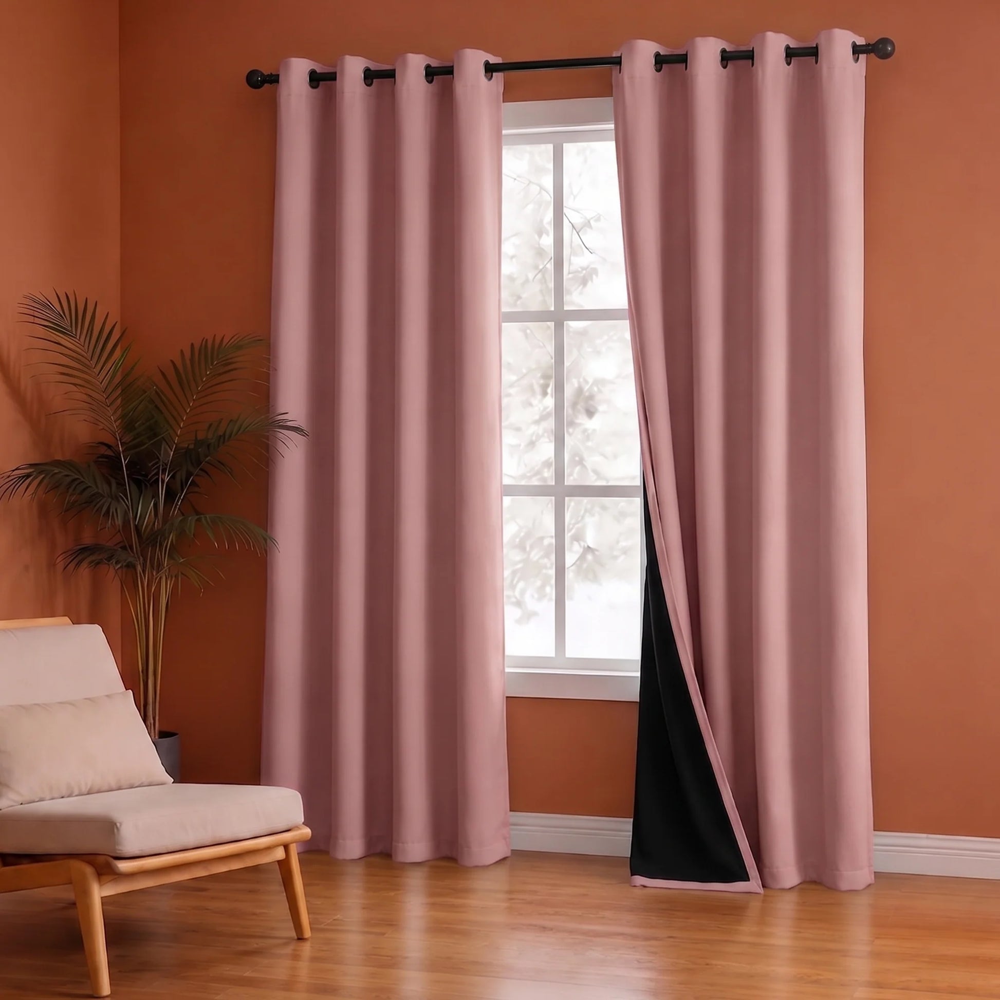 Fort Essential - Black Backing Blackout Curtain-1