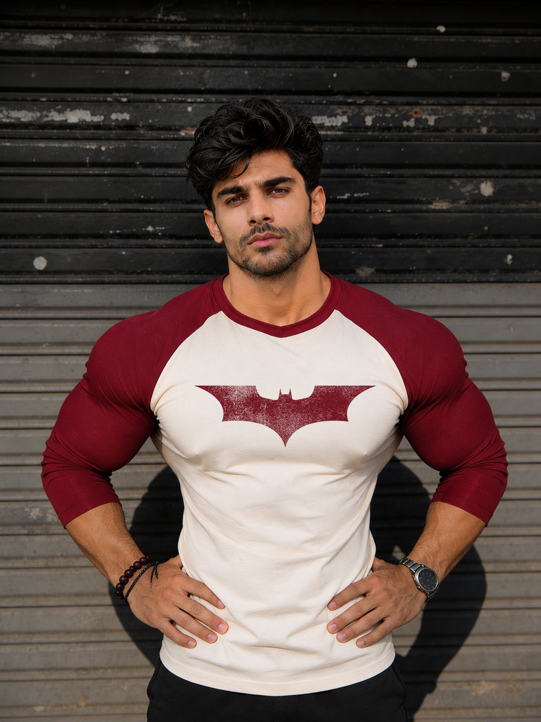 Vintage Bat - Slim Fit - T-Shirt
