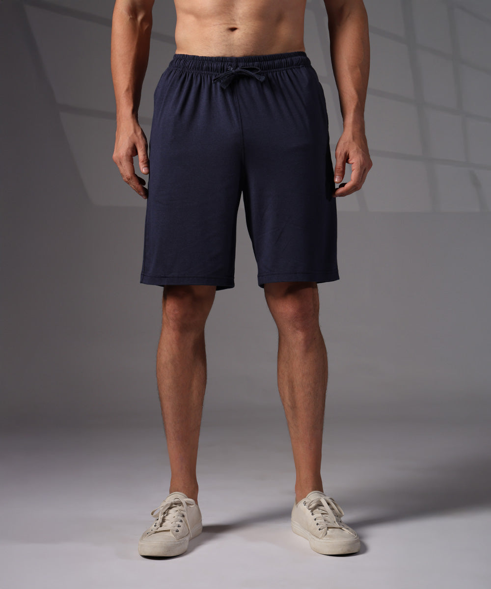 Naturefab Men’s Organic Bamboo Shorts Mood Indigo-1