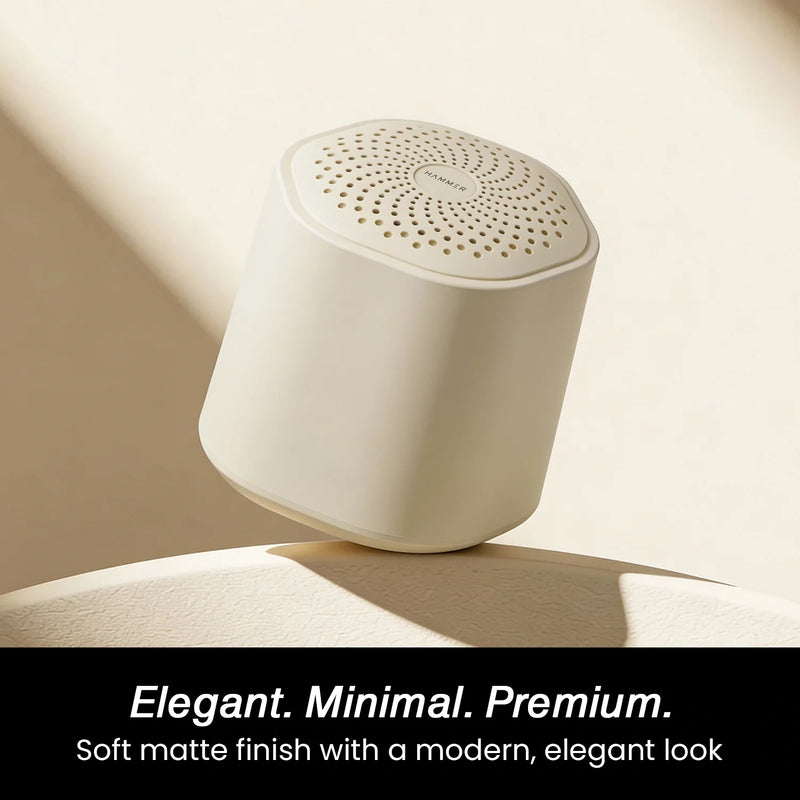 HAMMER Drop Go Portable Bluetooth Speaker | 5W RMS Output | Up to 32H Playtime | Beige-4