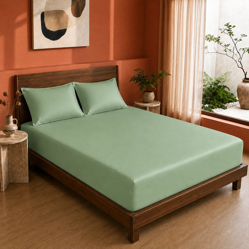 Organic Bamboo Fitted Sheet – Soft, Cool & Breathable-2