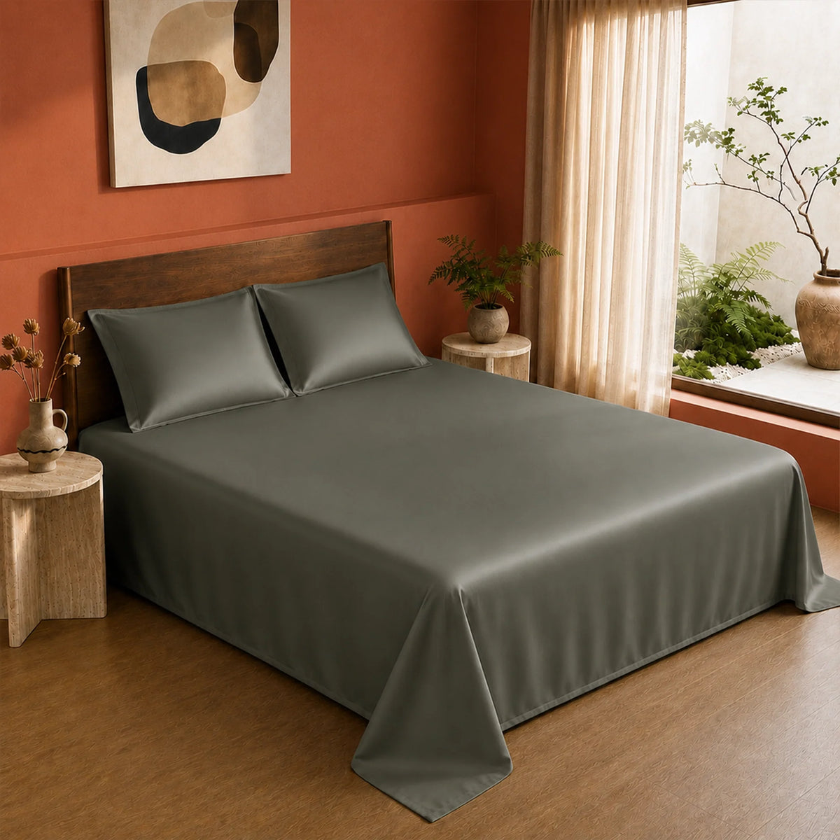 Organic Bamboo Bedsheet – Soft, Cool & Breathable-2