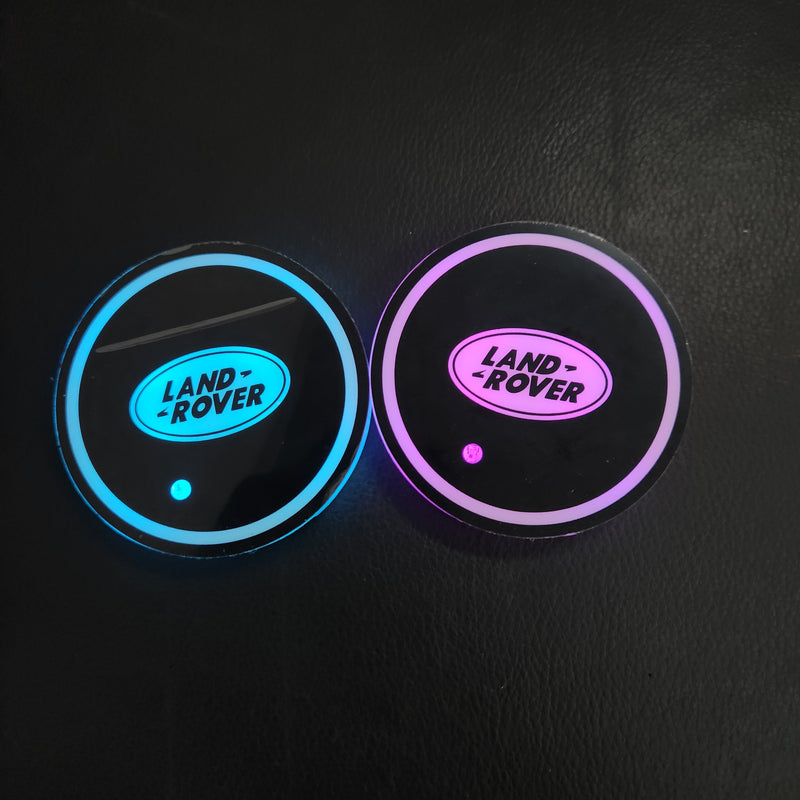 LED Car Cup Holder Lamp Light 2 pcs