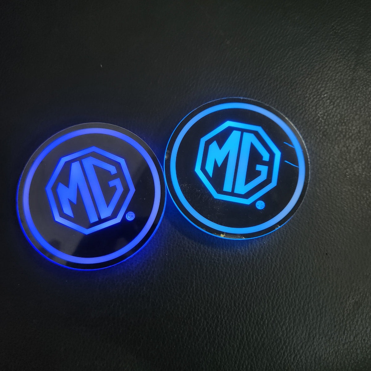 LED Car Cup Holder Lamp Light 2 pcs