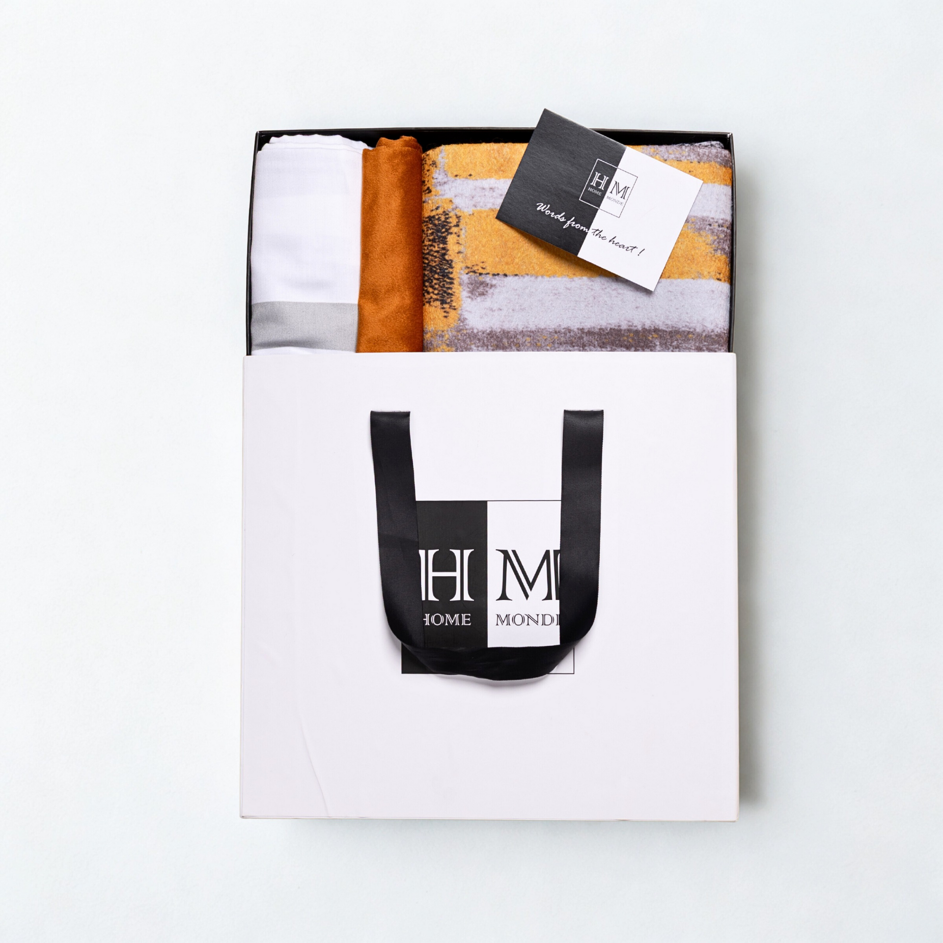 Premium Bedsheet, Cushion Cover & Rug Combo Set | Gift-Ready Box