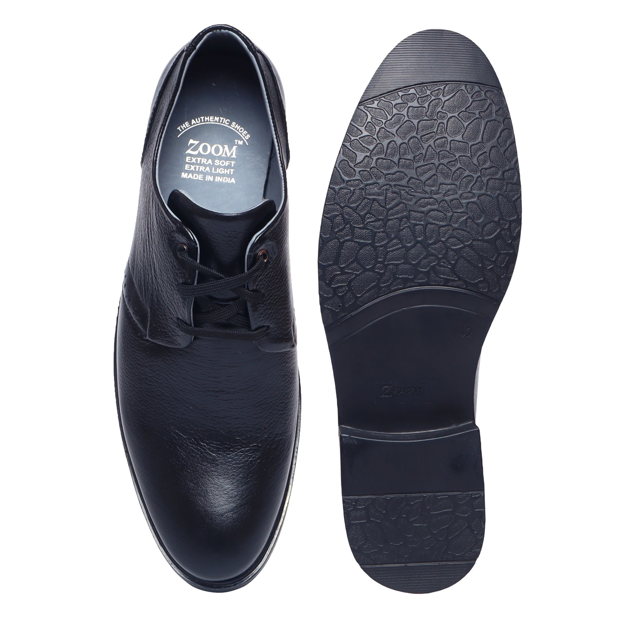 Men's Lace-Up Leather Shoes – B-52 (Black/Brown/Tan) | Zoom Shoes