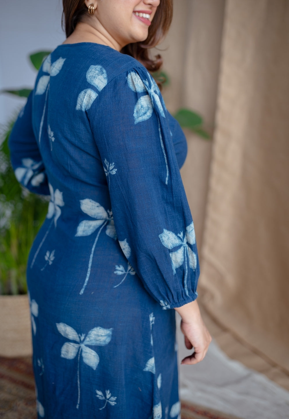 Iyana Dabu Slub Cotton Dress