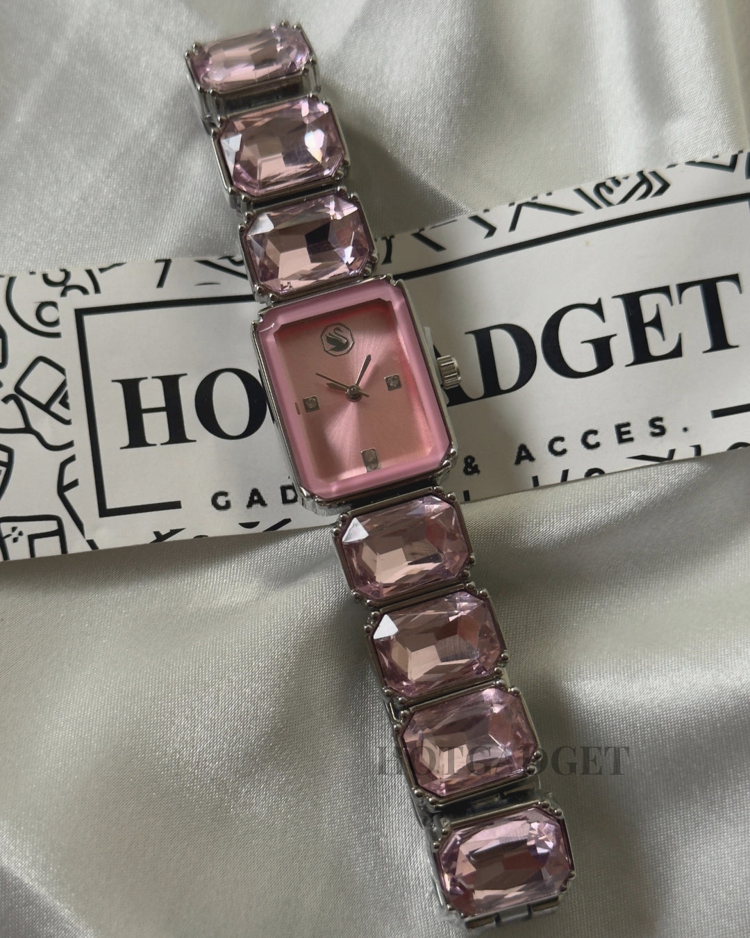 Swarvoski-Octagon (Bracelet Watch)