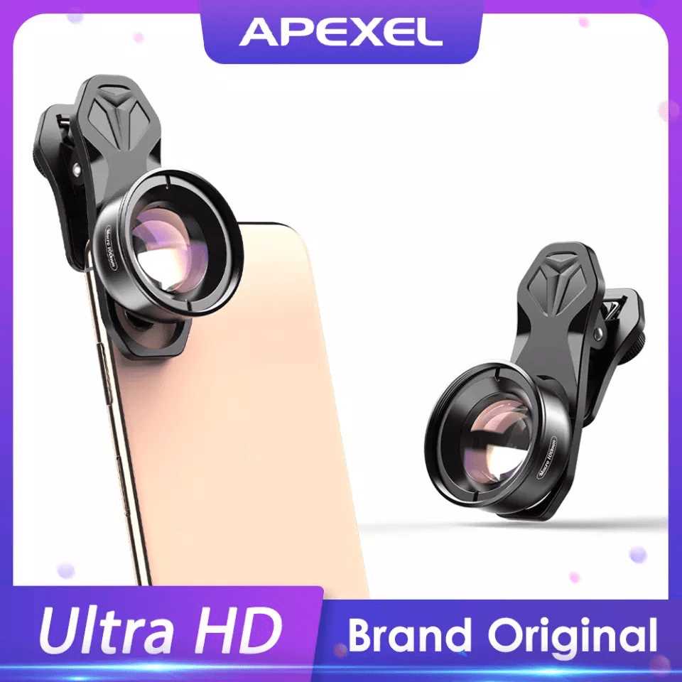 [Preorder] Apexel 100mm 10x Pro 4K Macro Mobile Camera Lens engape24 engape52 Macro - APEXEL INDIA - Mobile Lens - Mobile Camera Lens - Cellphone Accessories - Phone Lens - Smartphone Lens