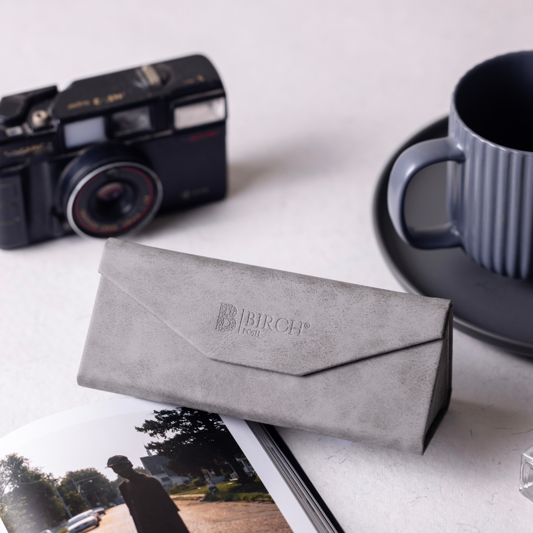 Silken slate tri-fold case