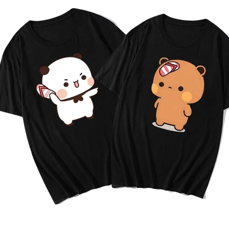 Dudu Bubu Cute Chaos Tees 🩹(Pack of 2)
