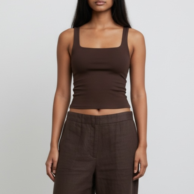 SQUARE NECK TOP
