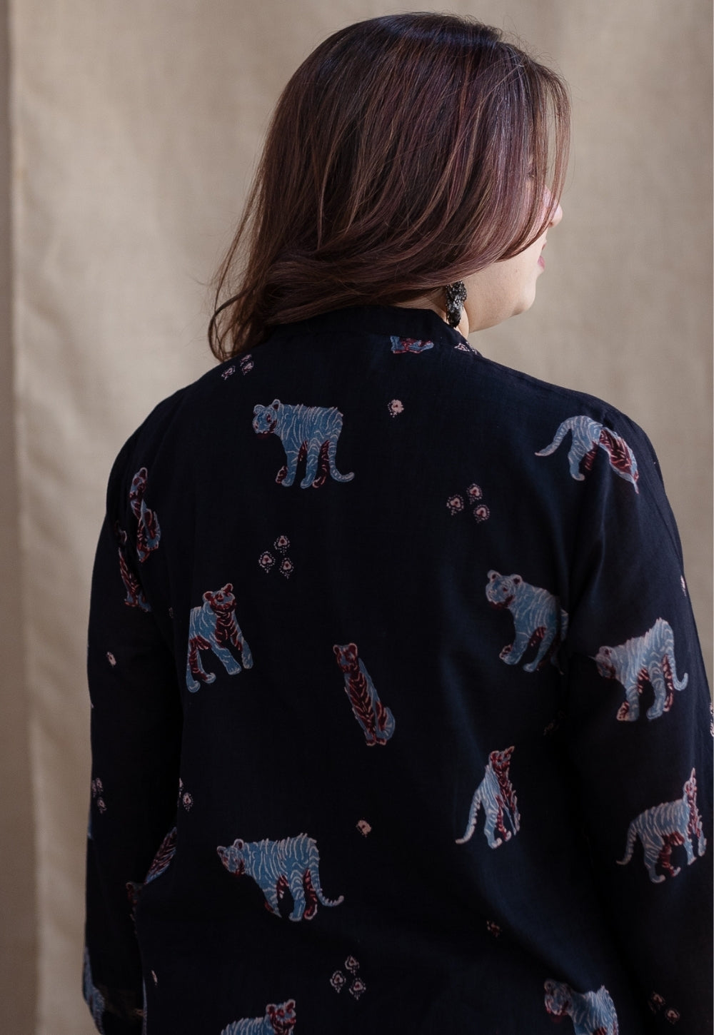 Kanha Bagh Ajrakh MulMul Cotton Kurta