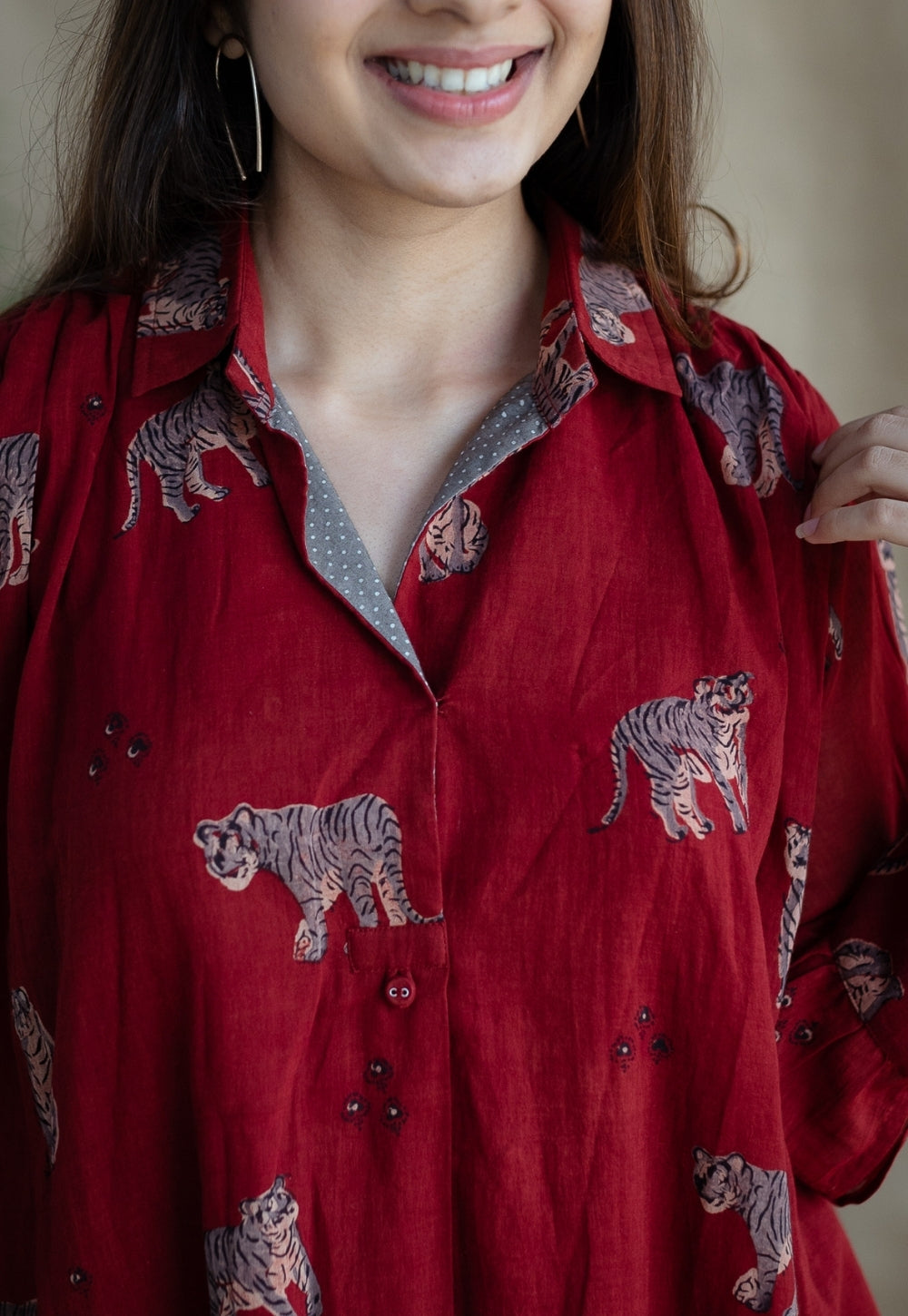 Kanha Bagh MulMul Cotton Dress