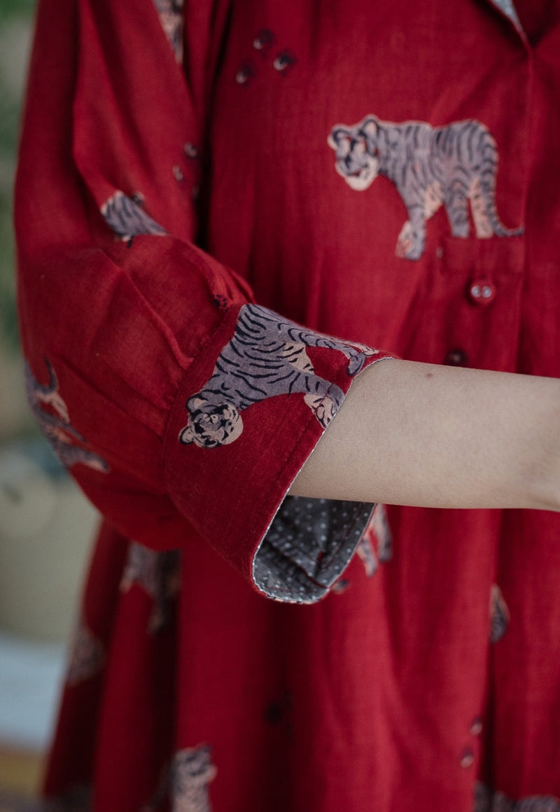 Kanha Bagh MulMul Cotton Dress
