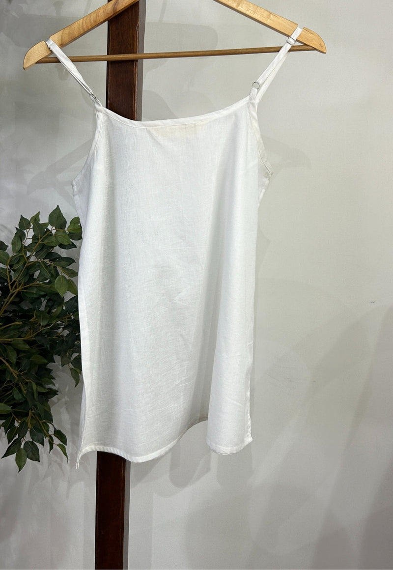 Solid Mul Cotton Straight Slip