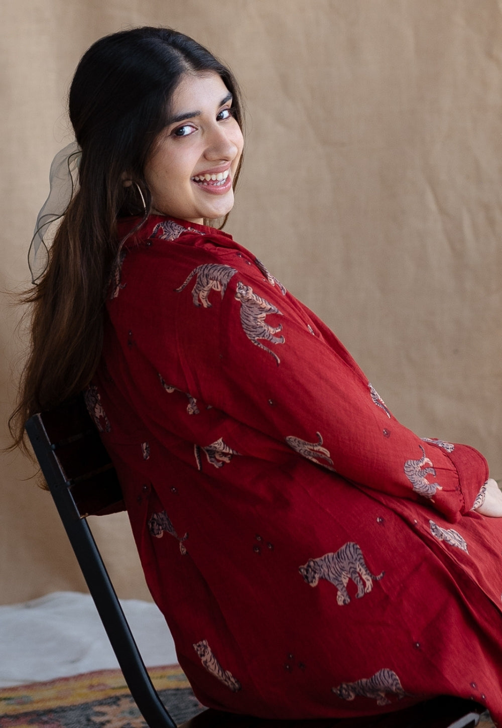 Kanha Bagh MulMul Cotton Dress