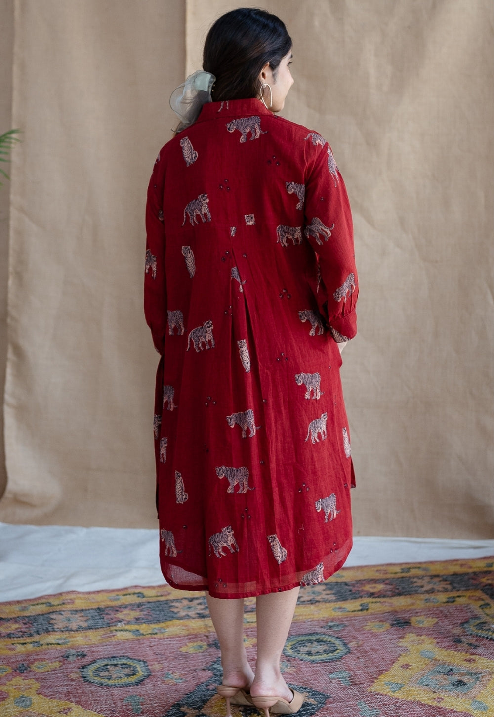 Kanha Bagh MulMul Cotton Dress
