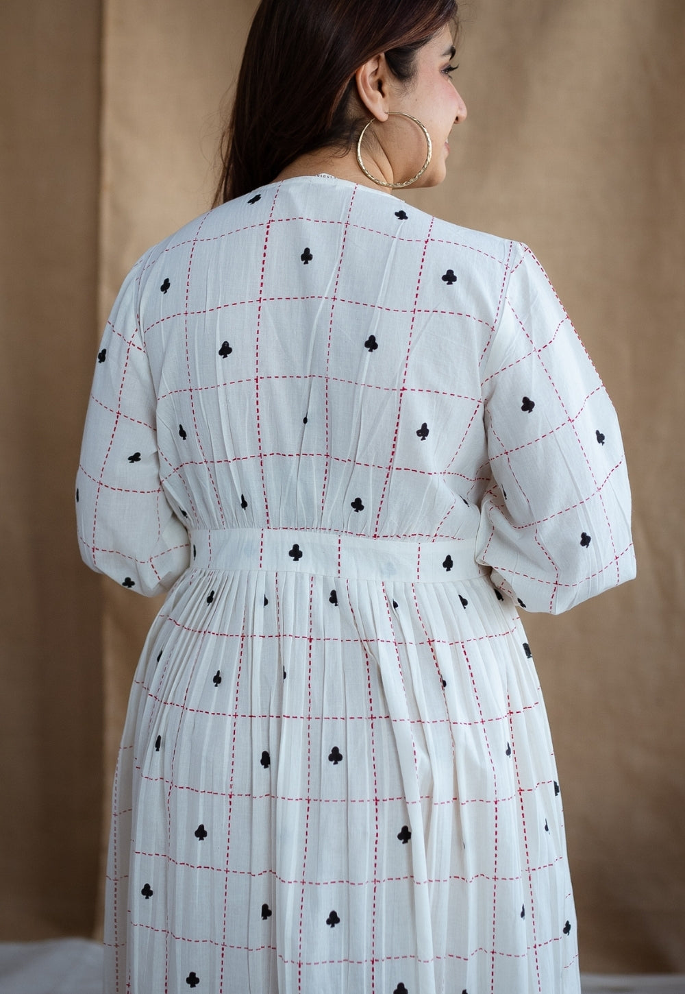 Arika Block Printed Cotton Dress