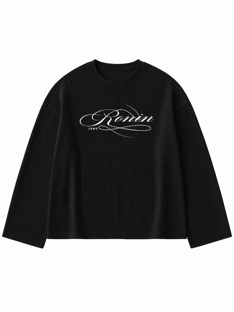 Roronoa Zoro Waffle Crop T-Shirt-5