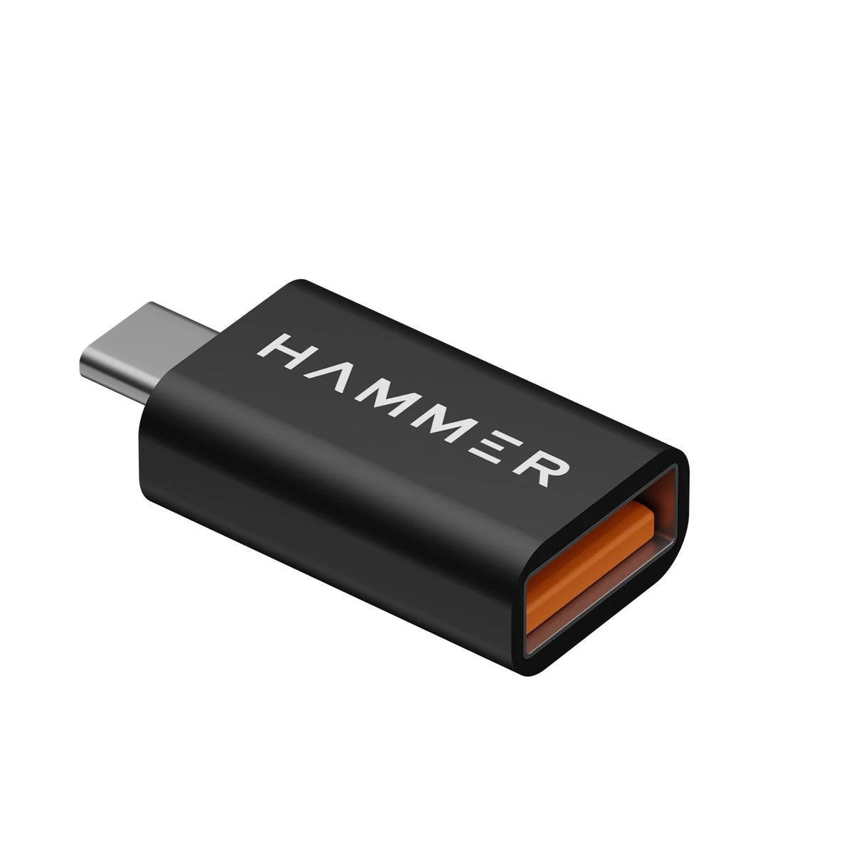 HAMMER USB 3.0 to Type C OTG Adaptor, High Speed Data Transfer, Compatible for All Type C Devices ,USB HUB (Black)