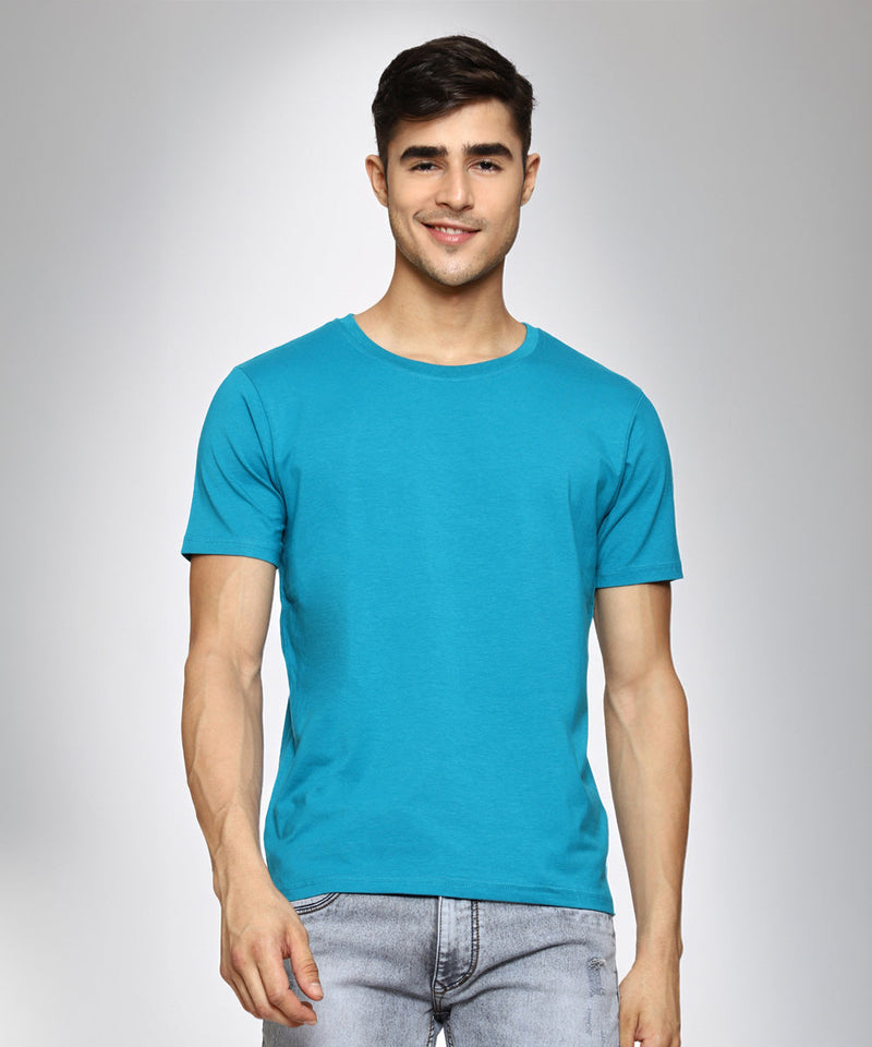 Naturefab Men's Organic Bamboo Tshirt Teal-1